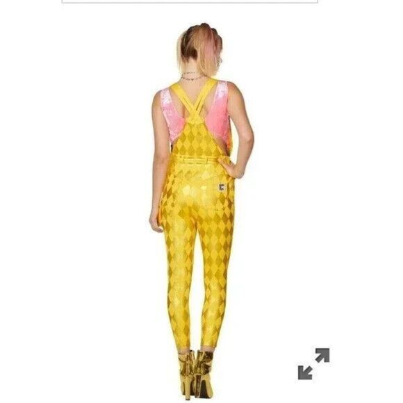 Harley Quinn Birds of Prey Overalls Her Universe Size Medium - Picture 2 of 12